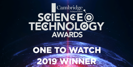 Mogrify named ‘The One to Watch’ at Cambridge Independent Science and Technology Awards 2019